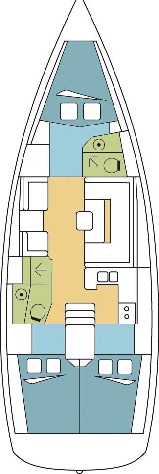Sun Odyssey 419 - 3 cab. - OFFENBACH, picture 2