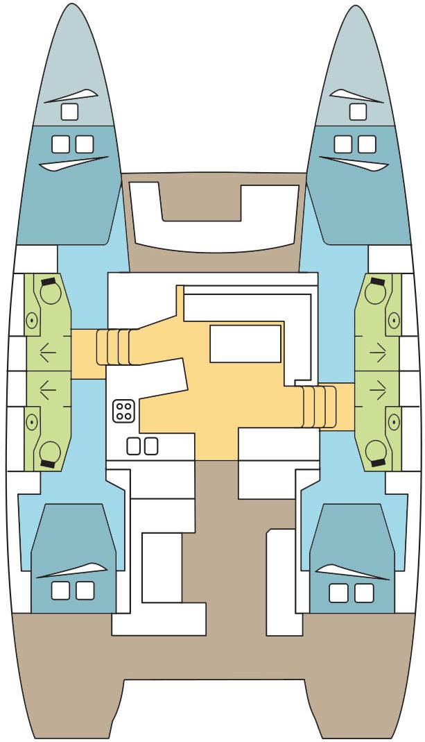 Lagoon 450 S - 4 + 2 cab. - WAZODEZIL, picture 2