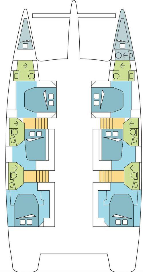 Fountaine Pajot Ipanema 58 - 6 + 2 cab. - DREAM TOBAGO , picture 2