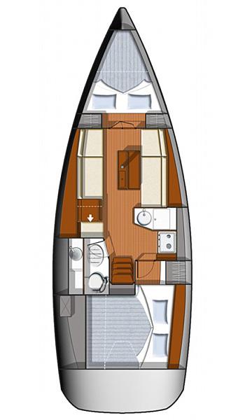 Sun Odyssey 33i - 2 cab. - Energy, picture 2