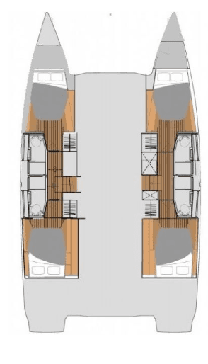 Fountaine Pajot Elba 45 - 4 cab. - Fiyolo, picture 2