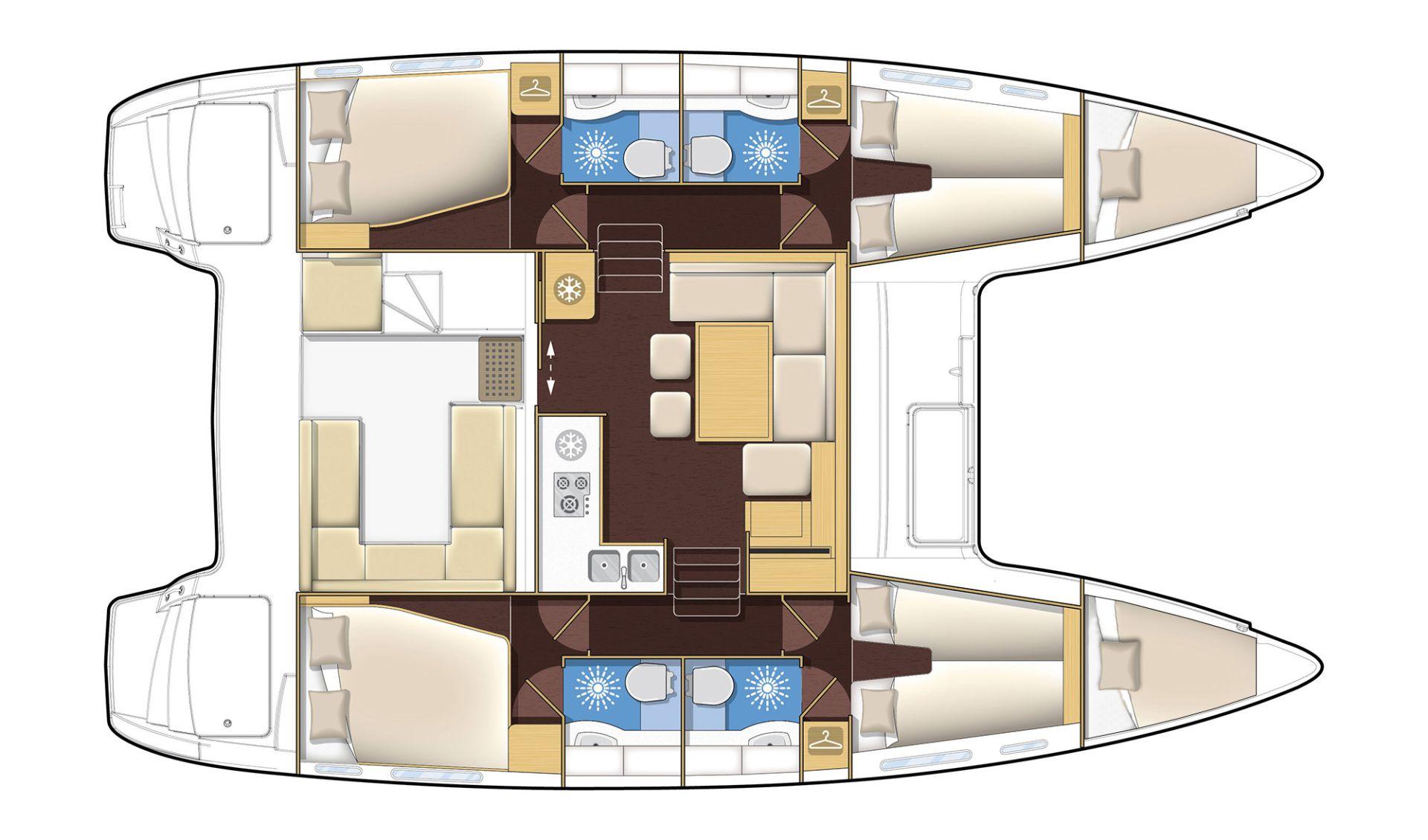 Lagoon 400 S2 - 4 + 2 cab. - Vicky, picture 3